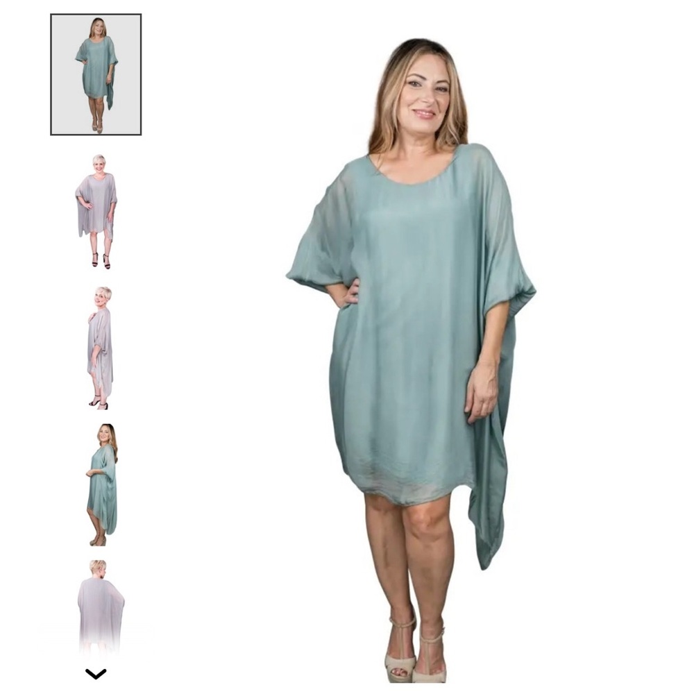 NWT Tina Stephens silk dress